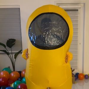 Among Us Costume - One Size Adult Yellow